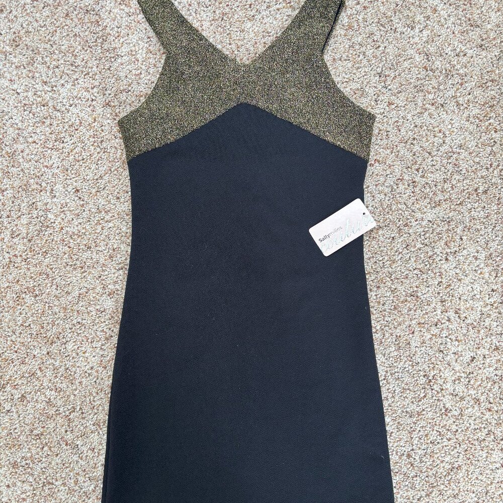 Sally Miller Black and Gold Party Dress - Girls 12